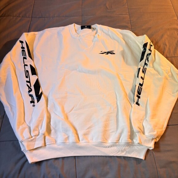 White Hellstar Logo Crewneck - Picture 2 of 5